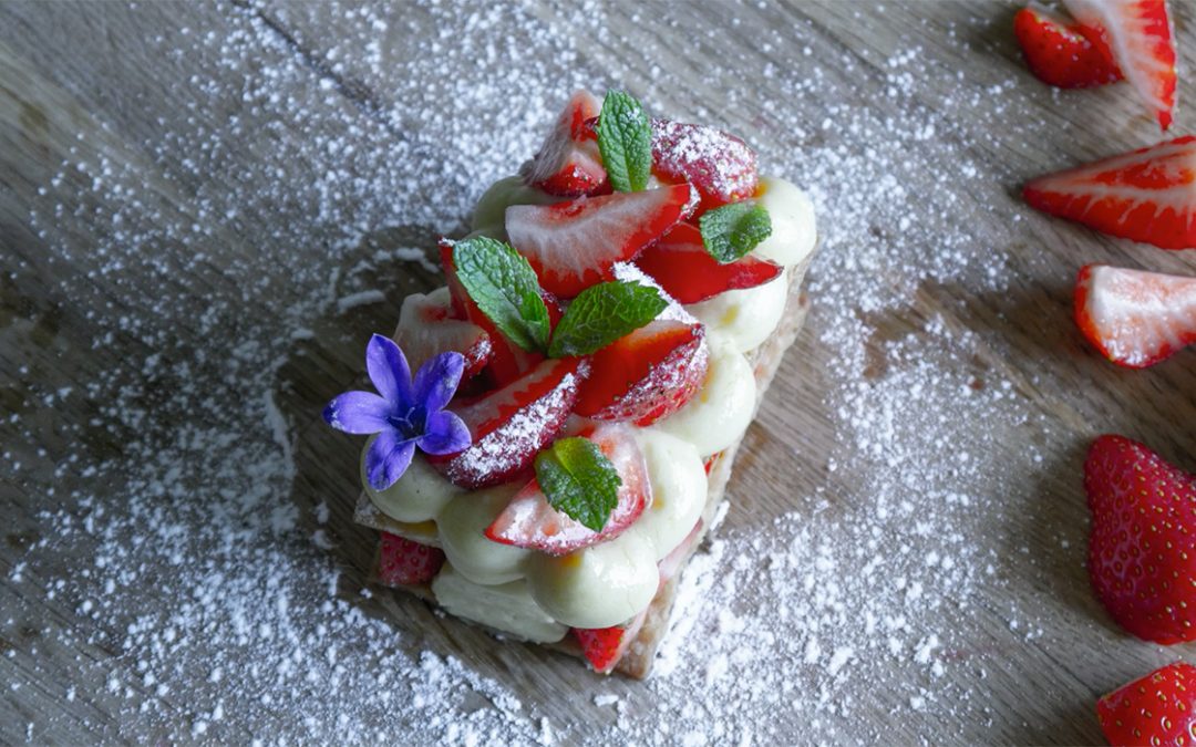 Millefoglie with Strawberries